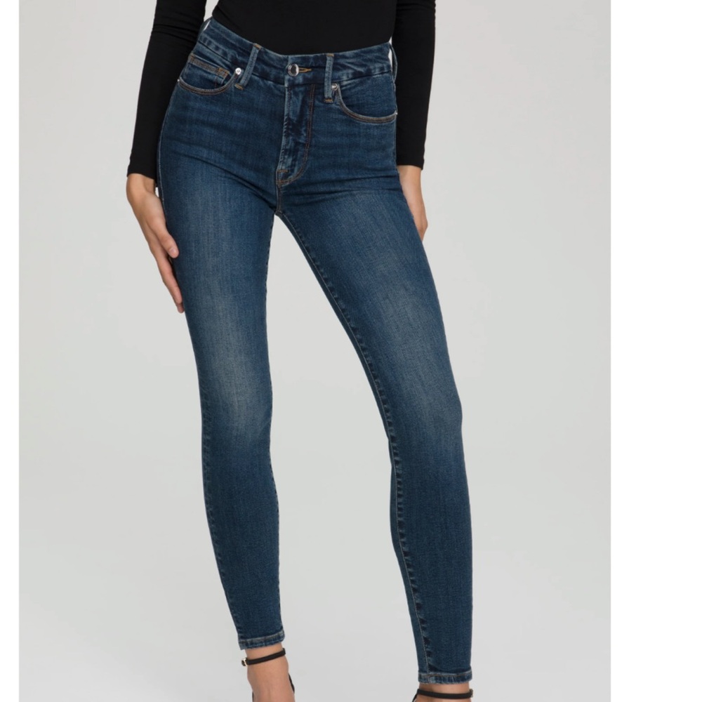 Good American Dark Blue Skinny Jeans
